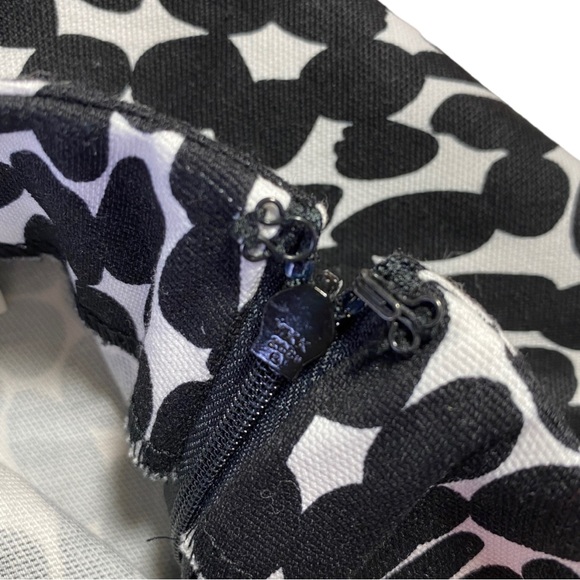 NWT Amy Matto Stitch Fix Matthew Black White Spots Dot Side Zip Straight Pants 0 - Picture 8 of 8